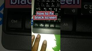 how to fix black screen on window 10 windowstricks [upl. by Neirod770]