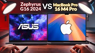 Asus Zephyrus G16 vs Apple MacBook Pro 16  spec review amp comparison [upl. by Anurb712]