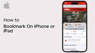 How To Bookmark On iPhone or iPad  iOS  2025 [upl. by Dugald]