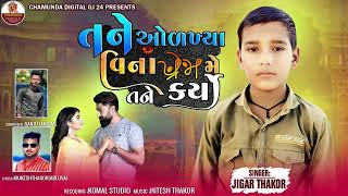 તને ઓળખ્યા વિના પ્રેમ મેં તને કર્યા  singer Jigar Thakor  new Gujarati songs 2024 [upl. by Nicola178]