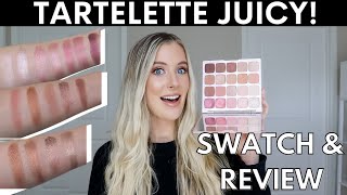 Tartelette Juicy Palette Review amp Swatches Tarte Juicy Palette  Everyday Eyeshadow Tutorial [upl. by Sibyl540]