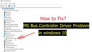 How to fix SM Bus Controller Driver Problem in Windows 10  SM Bus controller driver problem [upl. by Aremat944]