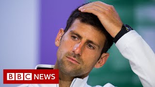 Novak Djokovic breaks silence over Covid vaccine refusal  BBC News [upl. by Nahtonoj]