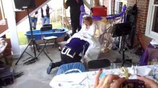 Gone Viral Best Funniest Wedding Garter Removal [upl. by Xed]