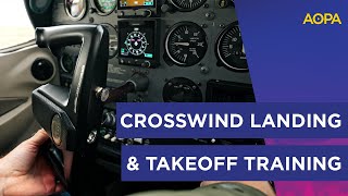 Crosswind Takeoff and Landing Techniques [upl. by Einnel]