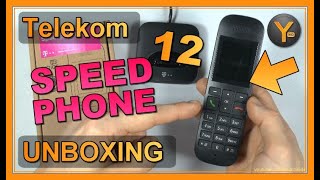 UnboxingFirst Look Telekom Speedphone 12 DECT SchnurlosTelefon [upl. by Martine]