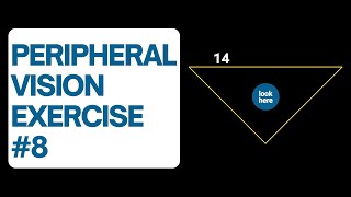 PERIPHERAL VISION EXERCISE  How to improve your eyesight Training 8 [upl. by Dietsche]