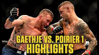 The story of Dustin Poirier vs Justin Gaethje 1  ESPN MMA [upl. by Noyek]