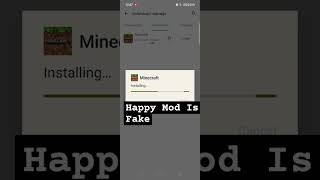 Happy Mod Is A Fake Appfreefire shortsfeed trending viralminecraft [upl. by Cheston106]