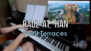 Twilit Terraces  RadzatHan Theme Piano FFXIV Endwalker  Sheets [upl. by Gelman]