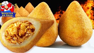 Como Fazer Deliciosas COXINHAS de AIPIM MANDIOCA Sem Farinha de Trigo ou Amido de Milho🍗A melhor [upl. by Llerrit431]