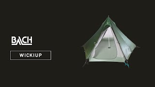 BACH WICKIUP 3 lightweight tipi tent  Setup Instructions [upl. by Craddock]