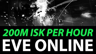 Eve Online  How to make 200M ISK per Hour [upl. by Akimik]