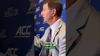 Dabo Swinney on The Impact of Sideline Technology in College Football [upl. by Naujled]