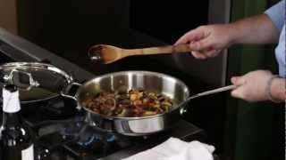 AllClad® Covered Stainless Steel Sauté Pan [upl. by Llywellyn]