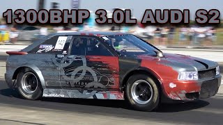 1300BHP KONOPEK MOTORSPORT 30L TURBO B5 V6 AUDI S2 ROCKET [upl. by Linad]