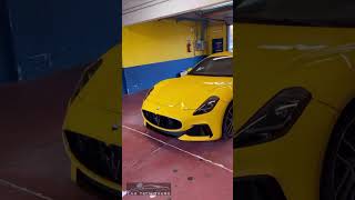 New Maserati Gran Turismo Trofeo exhaust and startup sound [upl. by Llertniuq562]