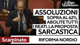 Giustizia suggerimento sarcastico di Scarpinato quotAssoluzioni sopra al 62 Abolite tutti i reatiquot [upl. by Armin]