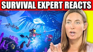 Survival Expert REACTS to Subnautica  Experts React [upl. by Rohclem]