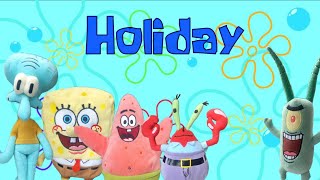 Spongebob Plush Holiday [upl. by Ailahtan]