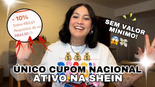 CUPOM NACIONAL DA SHEIN PARA JULHO DE 2024 [upl. by Vallie303]