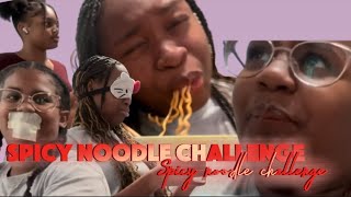 SPICY NOODLE CHALLENGE [upl. by Kirt]