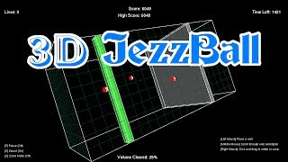 3D Jezzball reimagining of the classic Windows game Jezzball [upl. by Latrina]