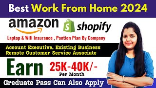 Account Executive Job  Amazon Remote Customer Service Associate Job  Work From Home Job 2024 [upl. by Rosalia909]