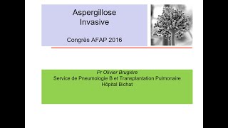 Aspergillose Invasive Autres infections fungiques et Traitements [upl. by Lenka]