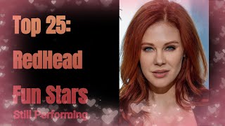 My Top 25 Fun Stars with Red Hair [upl. by Anilemrac144]