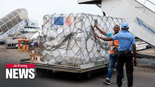 DR Congo receives first batch of mpox vaccines [upl. by Enyrhtak]