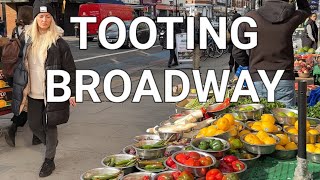 🇬🇧 SOUTH LONDON WALKING TOUR TOOTING BROADWAY HIGH STREET AND TOOTING MARKET LONDON WALK 4K60FPS [upl. by Kendyl616]