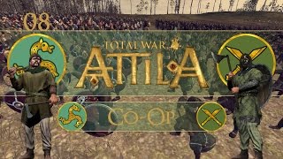 Lets Play Total War Attila CoOp  Franks amp Saxons  Ep08  Spectators [upl. by Yrtnej]