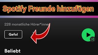 Spotify Freunde hinzufügen amp folgen Anleitung ✅ [upl. by Alimak]