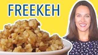 How to Cook Freekeh Young Green Wheat  Make Cracked Freekeh [upl. by Vitoria]