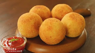 Best Cheese and Shrimp Croquettes  Easy amp Delicious Recipe [upl. by Enailil337]