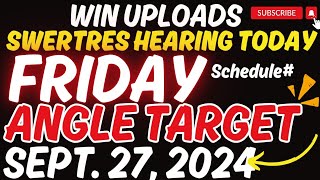 SWERTRES HEARING TODAY FRIDAY ANGLE SEPTEMBER 27 2024  DAOG [upl. by Settera]