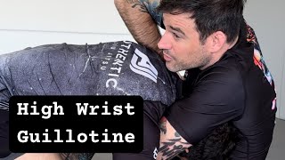 High Wrist Guillotine from Butterfly Guard [upl. by Lucian]