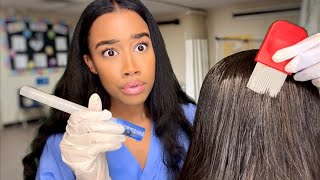 ASMR School Nurse Lice Check Roleplay You’re Infested 🪲🔦 Lice Check Removal ASMR [upl. by Asante]