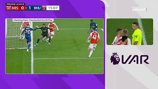 Another VAR Controversy AGAINST Arsenal Ball In  Referee Decision [upl. by Aiken61]