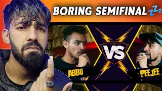 BORING SEMIFINAL 💤 ANTF Semifinal ABBU VS PEEJEE Reaction [upl. by Ludwigg]