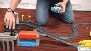 Cars 2 GeoTrax World Grand Prix RC from FisherPrice [upl. by Leanatan]