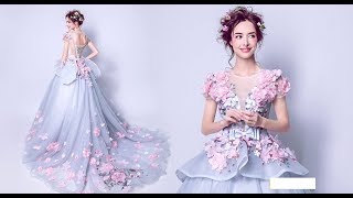 Most Beautiful and Decent Prom  Wedding  Evening  wedding  party Gowns Video [upl. by Ybeloc]