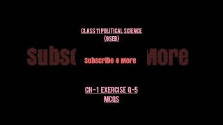 Class 11Political scienceGSEBBe educate shorts gseb science class11 viralshorts trending [upl. by Nomyar]