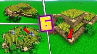 6 POMYSŁÓW na FARMY w MINECRAFT [upl. by Nwadrebma476]