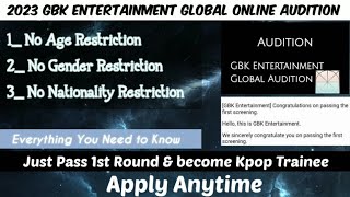 How to Apply in GBK Global Online Kpop Audition 🔵 HINDI SUBTITLES🔵Indian Kpop Trainee mepc kpop [upl. by Neersin]