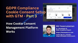 3 Cookie Consent Setup with Google Tag Manager  Part 3 [upl. by Kirsteni]