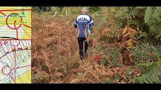 Headcam Orienteering in Ganløse Eged Denmark [upl. by Asilrak]