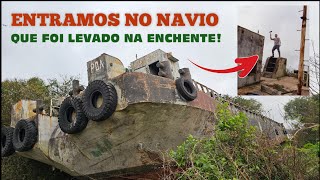 🚢EXCLUSIVO ENCONTRAMOS UM NAVIO NO MEIO DA LAVOURA E ENTRAMOS PARA CONHECER [upl. by Idnarb313]