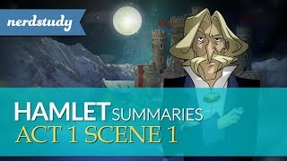 Hamlet Summary Act 1 Scene 4  Nerdstudy [upl. by Bezanson]